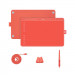 Tablet graficzny Huion HS611 Red - Galeria zdjęcie 1