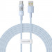 Kabel Baseus Gem USB-USB C 100W 2m (niebieski) - Galeria zdjęcie 1