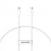 Kabel Baseus Superior Typ C-Typ C 240W 1m (biały) - Galeria zdjęcie 1