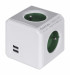 Allocacoc Przedłużacz PowerCube Original USB Green - Galeria zdjęcie 2