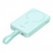 Powerbank Baseus Magnetic Mini Air Wireless 10000mAh 20W+kabel USB C-USB C (peppermint blue) - Galeria zdjęcie 5