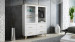 Witryna LOTTA 120 2D4S biały+ dąb sonoma - Galeria zdjęcie 3