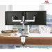 Uchwyt biurkowy do 2 monitorów Maclean MC-714 13"-27" 8kg - Galeria zdjęcie 6
