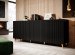 Komoda PAFOS 200x40x82 czarny mat - Galeria zdjęcie 3
