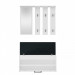 Garderoba PARMA 100x35xH180 biel - Galeria zdjęcie 3