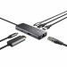 Multi-Port Adapter Trust DALYX 6-IN-1 USB-C Silver (24968) - Galeria zdjęcie 4