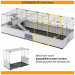 FERPLAST Modular 2 - klatka dla królika i świnki morskiej - 109 x 72 x 56cm - Galeria zdjęcie 5