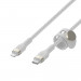 Kabel Belkin BoostCharge Pro Flex USB-C Cable with Lightning Connector 3m Silicone oplot White - Galeria zdjęcie 4