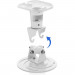 TECHLY UCHWYT DO PROJEKTORA SUFITOWY 22CM 10KG BIA - Galeria zdjęcie 7