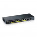 Switch Zyxel GS1900-10HP 10p PoE (PoE+: 8;) 77W Managed Gigabit - Galeria zdjęcie 2