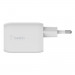 Ładowarka Belkin BoostCharge Pro Dual USB-C PD 3.0 PPS GaN Wall Charger 65W White - Galeria zdjęcie 4