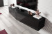 Szafka RTV VIGO SLANT 180cm (2x90) czarny/czar.poł - Galeria zdjęcie 4
