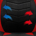 Fotel gamingowy Huzaro FORCE 2.5 Red Mesh - Galeria zdjęcie 13