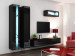 Regał VIGO NEW 180/40/30 czarny/czarny połysk - Galeria zdjęcie 5