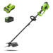 40V Kosa/Podkaszarka GREENWORKS GD40BCK4 - Zestaw ładowarka + akumulator 4Ah - 1301507UB - Galeria zdjęcie 1