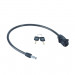 Linka rowerowa stalowa na klucz 10x600mm Yale Essential Security Keyed Cable Lock 10mm - Galeria zdjęcie 1
