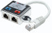 INTELLINET ADAPTER ROZGAŁĘZIACZ LAN RJ45 / 2X RJ45 - Galeria zdjęcie 1