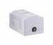 Lanberg gniazdo natynkowe kat. 5e 1x rj45 biale ou5-0001-w - Galeria zdjęcie 4