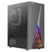 Obudowa AEROCOOL PGS DELTA-A-BK-v1 RGB czarna - Galeria zdjęcie 1