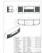 Szafka RTV MICHELLE 178x35-47xH48 czarny/dąb viking - Galeria zdjęcie 6