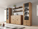 Półka 125cm (2szt) SOHO dąb lefkas + czarny - Galeria zdjęcie 8