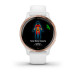 Zegarek Garmin Venu 2S (40 mm) Rose Gold Stainless Steel Bezel / White Case / Silicone Band - Galeria zdjęcie 6