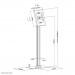 Stojak na tablet Neomounts FL15-650WH1 9,7"-11" bia - Galeria zdjęcie 12