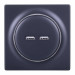 FIBARO Gniazdo USB Walli N USB Outlet antracyt - Galeria zdjęcie 1