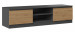 Szafka RTV 140x40xH36 antracyt/artisan - Galeria zdjęcie 1