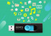 ADATA FLASHDRIVE UV220 64GB USB 2.0 BLACK/BLUE - Galeria zdjęcie 3