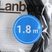 LANBERG KABEL USB-A 2.0 M/M 1.8M CZARNY - Galeria zdjęcie 5