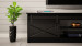 Szafka RTV GRANERO 200x56,7x35 czarny/czarny poł - Galeria zdjęcie 6