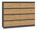 Komoda M8 120x40xH97 antracyt/artisan - Galeria zdjęcie 1
