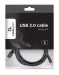 Gembird kabel USB 2.0 AM -> USB TYPE-C (480MB/s) 1m, czarny - Galeria zdjęcie 3