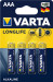 VARTA BATERIA ALKALICZNA LR3 AAA LONGLIFE 4 SZT. - Galeria zdjęcie 1