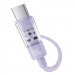 Kabel Baseus Gem Typ C-Typc C 100W 2m (fioletowy) - Galeria zdjęcie 3