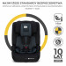 Kinderkraft fotelik COMFORT UP i-Size 9-36kg Czarny - Galeria zdjęcie 6