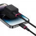 Kabel Baseus Dura 2.4A 1m (czerwono-czarny) - Galeria zdjęcie 6