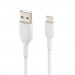Kabel Belkin BoostCharge USB-C to USB-A Cable 15W 3m White - Galeria zdjęcie 4
