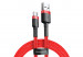 BASEUS CAFULE KABEL USB-C 3A 0,5M CZERWONY - Galeria zdjęcie 1