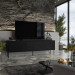 Szafka RTV ABI 4D 200x38x62 czarny mat - Galeria zdjęcie 3