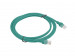 PATCHCORD KAT.5E UTP 2M ZIELONY FLUKE PASSED LANBERG 10-PACK - Galeria zdjęcie 2