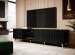 Szafka RTV PAFOS 200x40x52 czarny mat - Galeria zdjęcie 3