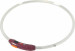 ZOLUX Bivouak LED Silikonowa przezroczysta czerwona - obroża dla psa - 30-60cm - Galeria zdjęcie 2
