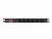 LANBERG LISTWA ZAS. RACK 19" (1U, 16A, 6X 230V PL) - Galeria zdjęcie 2
