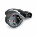 Gembird adapter zasilania IEC320 C14 -> SCHUKO (F) na kablu 15 cm - Galeria zdjęcie 2