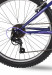 Rowerek dziecięcy Huffy EXTENT 24" fiolet 64359W - Galeria zdjęcie 6