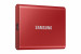 Dysk zewnętrzny SSD Samsung T7 (2TB; USB 3.2; czerwony; MU-PC2T0R/WW) - Galeria zdjęcie 2