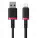 Kabel Baseus Dura 2.4A 1m (czerwono-czarny) - Galeria zdjęcie 2