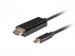 LANBERG KABEL USB-C(M)->HDMI(M) 1M 4K 60HZ CZARNY - Galeria zdjęcie 1